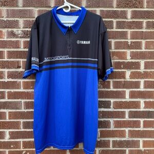 Yamaha Motorsports Staff Short sleeve 3/4 zip Shirt Size 3X